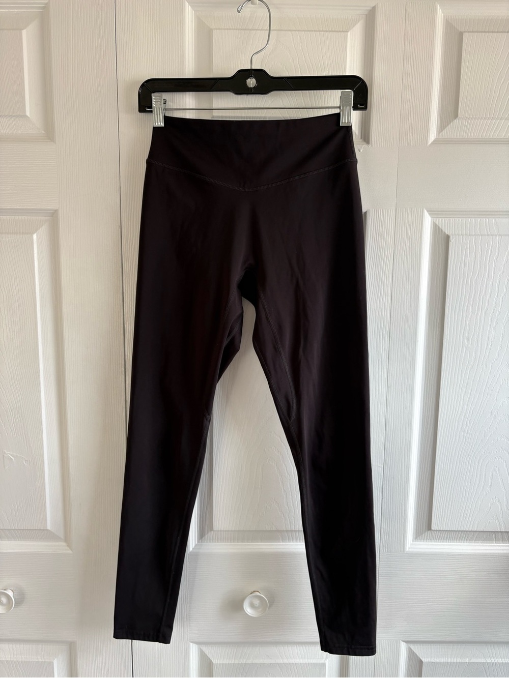 Balance Athletica Vitality Leggings Black M No Front Seam Gym Pilates Yoga Run